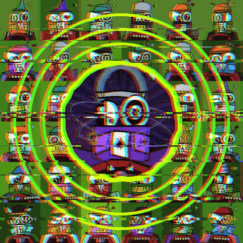 A moving mosaic of artwork